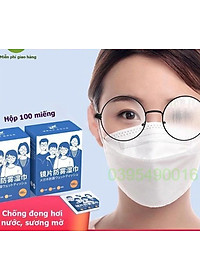 Khăn Lau Kính Nano Hộp 100 Miếng Giấy Lau Kính Chống Bám Hơi Nước, Lau Sạch Vân Tay Bụi Bẩn