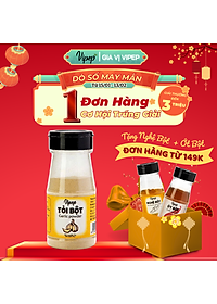 Tỏi Bột Tự Nhiên Vipep Hũ Nhựa 70g