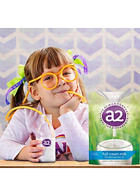 Sữa tăng chiều cao A2 nguyên kem full cream high in calcium phát triển xương, răng trẻ, chống loãng xương người lớn, tăng sức khỏe-QuaTangMe Extaste
