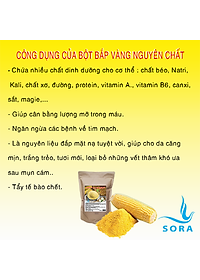 Sora Bột bắp vàng cao cấp nguyên chất 