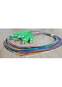Combo 12 sợi  nối quang Pigtail SC/APC Single mode, Simplex,1.5M, 0.9mm. Hàng nhập khẩu 