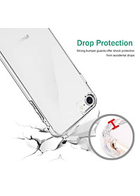 Ốp lưng dẻo silicon cho iPhone SE 2020 / iPhone 7 / iPhone 8 hiệu HOTCASE Ultra Thin (siêu mỏng 0.6mm, chống trầy, chống bụi) - Hàng nhập khẩu