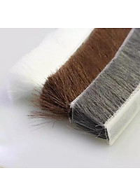 Cuộn 10m Nẹp chỉ giảm tiếng ồn cánh cửa, nẹp lông giảm thanh làm khít khe hở cánh cửa