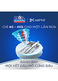 Bột Rửa Chén Bát Hương Chanh Finish Classic Power Powder Lemon Sparkle chai 1 kg