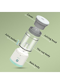 Máy vắt cam tự động thông minh, Máy ép hoa quả không dây dùng sạc USB tiện dụng