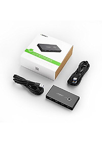 Bộ switch chia cổng USB 3.0 và USB 2.0 2 vào 4 ra UGREEN US216 - Hàng chính hãng