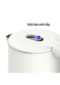 Ấm Đun Siêu Tốc LocknLock EJK728IVY 1.7L 1850-2200W, Hàng Chính Hãng, Nút Kéo Mở Nắp - JoyMall
