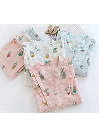 Bộ Đồ Bầu Và Cho Con Bú, Pijama Sau Sinh Azuno AZ2309 Chất Đũi Mềm Mại, Có Khe Mở Ngực Hàng Cao Cấp Cho Mẹ