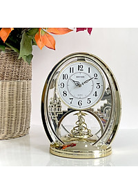 Đồng Hồ Để Bàn Rhythm 4SG768WR18 - Vàng (20.8 x 25.5 x 13.7 cm)