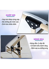 Ghế xếp thành giường, Vải lưới thoáng khí, Khung kim loại sơn tĩnh điện bền bỉ - NIKITA