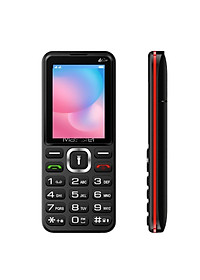 Điện thoại Masstel izi T2 4G(LTE), Màn hình 2.4 inch, Đèn pin siêu sáng, Loa to - Hàng chính hãng