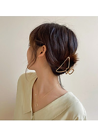 Bộ sưu tập Kẹp càng cua kim loại cỡ lớn KAH171 nhiều mẫu (Giao mầu vàng mờ hoặc vàng bóng)