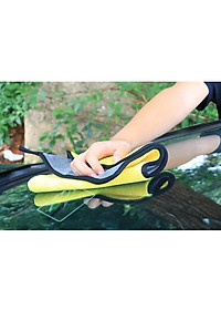 Khăn Lau Xe 2 Lớp Microfiber Siêu Thấm Siêu Mịn 30x60cm