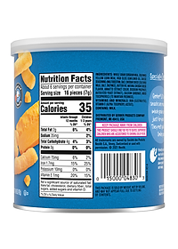 Thực Phẩm Bổ Sung Bánh Ăn Dặm Gerber Lil's Crunchies vị Phô Mai Mild Cheddar 42g dành cho trẻ trên 8 tháng tuổi