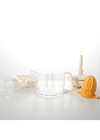 Máy Vắt Cam Lock&Lock (700ml) - Hàng Chính Hãng, Xoay Ép 2 Chiều, Chất Liệu Nhựa PP, Dễ Dàng Tháo Lắp Vệ Sinh - Tặng Kèm Ống Hút Và Cọ Rửa