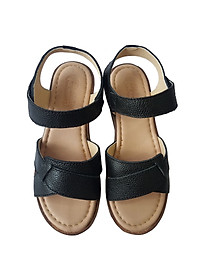 Giày Sandal Xuồng Nữ Da Bò Thật BIGGBEN Cao 5cm SDX38