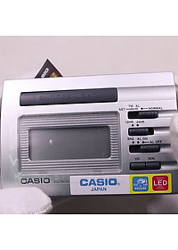 Đồng Hồ Báo Thức Để Bàn Điện Tử Casio DQ-541D-8R Màu Xám Trắng