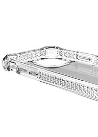 Ốp Lưng dành cho iPhone 13/13 Pro/13 Pro Max ITSKINS Hybrid // Clear Antimicrobial - Hàng Chính Hãng