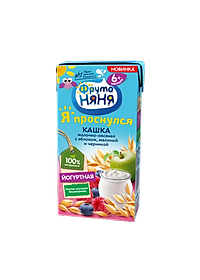 Sữa chua yến mạch vị táo, mâm xôi và việt quất Fruto Nyanya 200ml