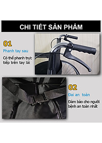 Xe lăn tay cơ bản cho người già, Nhiều mẫu lựa chọn - Hàng chính hãng NIKITA