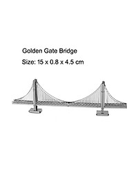 [Có sẵn] Mô Hình 3D Kim Loại Tự Lắp Ráp Công Trình Kiến Trúc Thế Giới [Tự ráp]