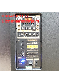 Loa Kéo Công Suất Lớn Nanomax K-180 K180 Bass 4 Tấc 40cm Công Suất 820w Karaoke Bluetooth. Hàng chính hãng