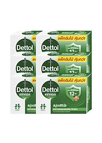 Combo 6 xà phòng Dettol kháng khuẩn 100g