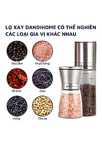 Lọ xay tiêu Inox 304 DandiHome cao cấp