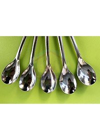 Muỗng các loại Inox chất lượng (Muỗng bầu, muỗng soup và muỗng cà phê) chất liệu 100% Inox bóng loáng kích thước 16x4cm