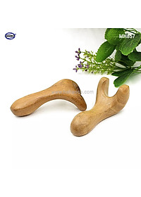 Dụng Cụ Mát xa Gỗ Bách Xanh (MH857) Cổ, vai, mắt, mũi, mặt, kiểu thái - Có mùi thơm dịu - Chăm sóc sức khỏe