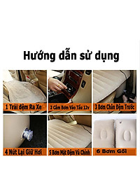 Đệm Hơi Xe Ô Tô Nệm Hơi Dùng Cho Xe 4 - 7 Chỗ