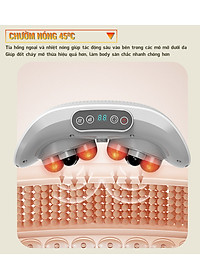 Máy Massage Bụng Cao Cấp Nikio NK-166DC - Công Nghệ Xoa Bóp Kết Hợp Hồng Ngoại Hiện Đại, Hỗ Trợ Cải Thiện Vòng 2 Cực Nhanh, Pin Sạc Tiện Lợi