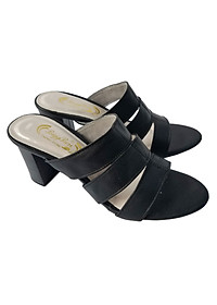 Dép Cao Gót Nữ Da Bò BIGGBEN Cao Cấp DCG32