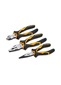 Bộ 3 kềm răng cắt nhọn công nghiệp 180/160/160mm thép CRV Tolsen 10410