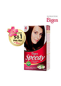 Thuốc nhuộm dưỡng tóc phủ bạc thảo dược Bigen Speedy Thương hiệu Nhật Bản 80ml dạng kem 