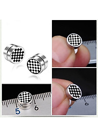 Bông tai nam Caro nam châm không cần xỏ lỗ