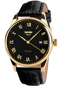 Đồng Hồ Cặp Đôi Dây Da SKMEI 9058 - DHA278