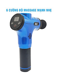 Súng (Máy) Massage Cầm Tay Nikio NK-170B - 6 Đầu Matxa, 5 Chế Độ, 6 Tốc Độ Mát Xa, Pin Sạc Không Dây 2000mAh - Hỗ Trợ Giảm Đau Nhức Và Giãn Cơ Toàn Thân, Công Nghệ Bộ Gõ Thế Hệ Mới