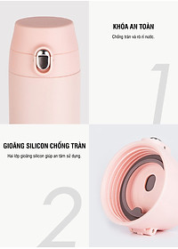 Bình Giữ Nhiệt LocknLock Featherlight One-touch Tumbler LHC3257 500ml