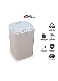 Thùng rác thông minh cảm ứng 18 lít M&L B-JA-18 phong cách sang trọng, đẳng cấp, tiện lợi