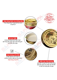 Hũ thủy tinh nắp vặn Quattro 1000ml - Bormioli Rocco - Italy