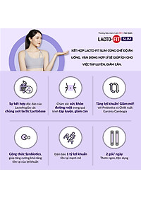 60 Gói Men Vi Sinh Hàn Quốc LACTO-FIT SLIM Cải Thiện Đường Ruột, Hỗ Trợ Người Ăn Kiêng (60 gói x 2g)