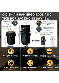 Ổ cắm điện đa năng Ergo Edge DandiHome an toàn chống cháy chống giật, bảo hành 12 tháng
