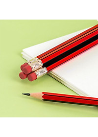 Bút Chì HB Gỗ Than Chuốt Bào Phác Thảo Vẽ Ghi Có Gôm Tẩy Lục Giác