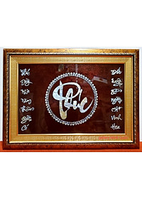 Tranh sơn mài khảm trai - Chữ Phúc