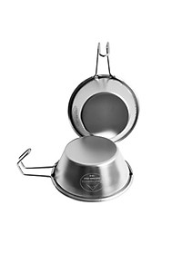 Đồ cắm trại bát nước Campingmoon campoutvn kiêm chén đựng đồ ăn nước chấm du lịch dã ngoại nấu ăn nhỏ gọn tay cầm chống nóng A080