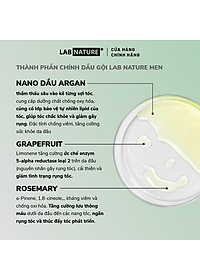 Dầu gội Lab Nature Men Hair-loss 470g - Công nghệ Nano Giảm Rụng Tóc 10 Lần