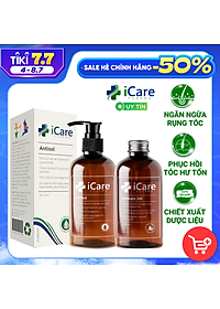 Combo Chống Rụng Tóc, Gàu, Nấm Da Đầu, Tóc Hư Tổn – Bộ Đôi Chăm Sóc Hoàn Hảo Dermato 200 & Antisol