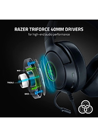 Tai nghe có dây Razer Kraken V3 X (Hàng chính hãng)