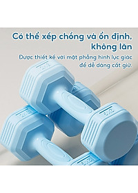 Bộ 2 tạ tay 3kg Model Q304 - Q314 cao cấp tập Gym BG (hàng nhập khẩu)